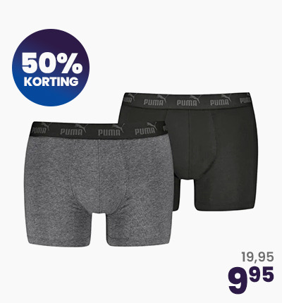 Puma 2-Pack boxershorts heren